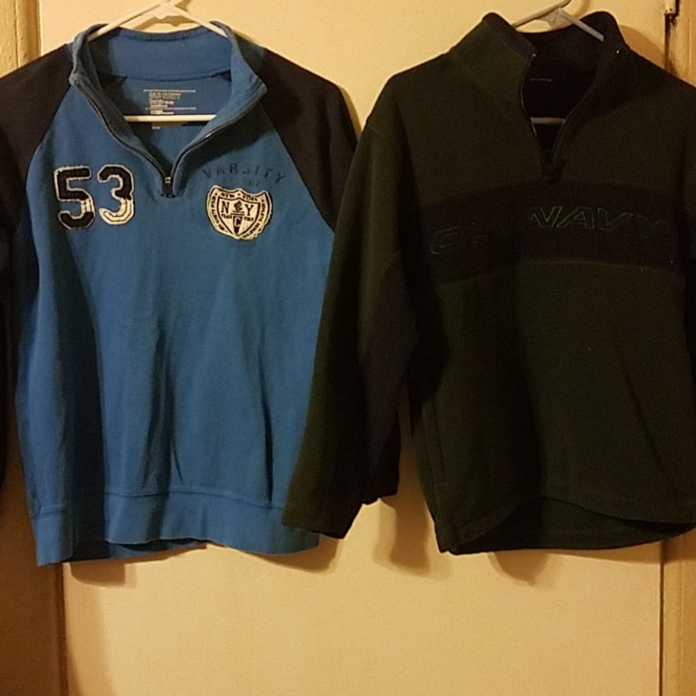 Old Navy 1/4 zip pull overs
